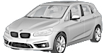 BMW F45 B1672 Fault Code